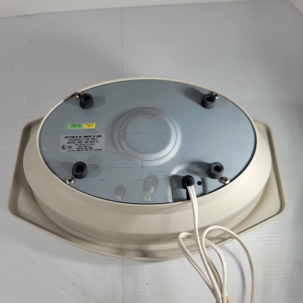 Rival Automatic Steamer and Rice‎ Cooker Replacement Base Only Model 4450 Tested - Picture 8 of 8